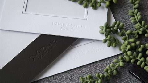 Logo Branding on White and Black Traditional Mats