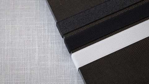 Optional Ribbons available in Black Sparkle, Black and White
