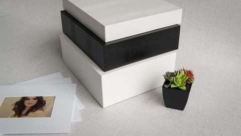 Available in 2 colours and 3 different depths