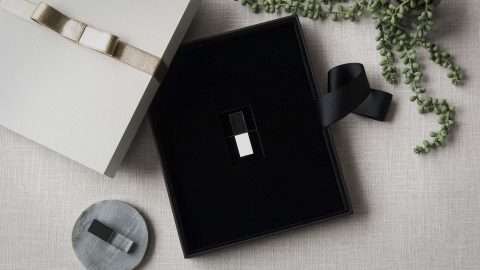Optional USB Foam Insert within an 8x10 Box