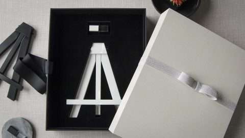 Optional USB and Easel Foam Insert for 11x14 Boxes