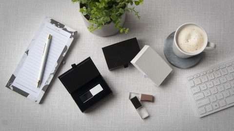 Optional Crystal USB Drive can be included