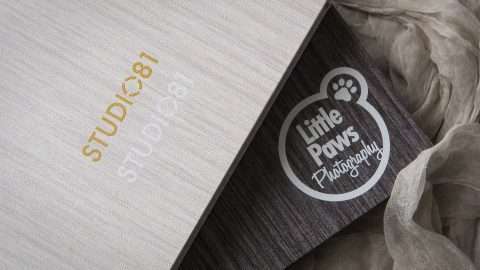 Logo Printing is available on Cocoa Grey and Honey White Portfolio Boxes