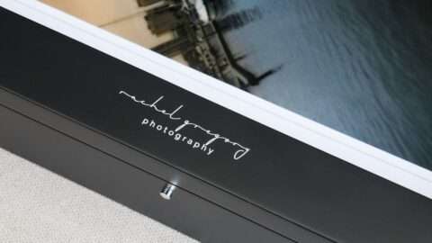 Logo printed on Black Signature Folio Box